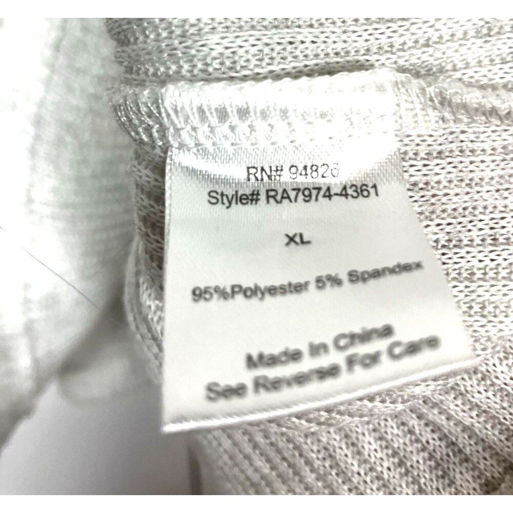 No Frills Los Angeles Soft Beige Ribbed Turtleneck Top Size XL - Picture 3 of 7